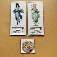 ガンダムSEED ガンダムカフェ　正月　アクリルスタンド　アスラン　カガリ