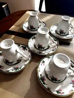 廃盤商品※HOYA　カップ＆ソーサー5客