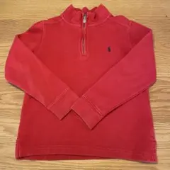 Polo by Ralph Lauren 赤 ハーフジップ セーター サイズ7