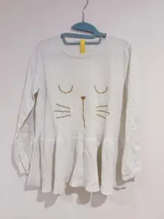 Sunny landscape 長袖カットソー 猫モチーフ