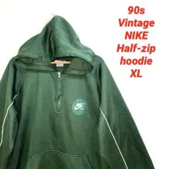 レア！90s vintage ナイキ　ハーフジップ　フーディー　ジャージ　XL
