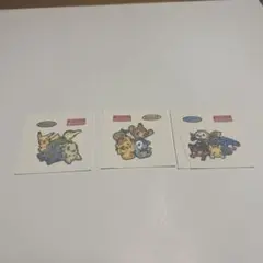 ポケモンパンシール 3枚セット　25周年記念