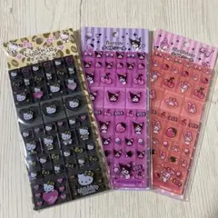 サンリオ　タイルシール　ヒョウ柄　キティ　クロミ　マイメロ