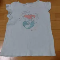 ユニクロ 半袖Tシャツ キッズ120 プリンセス柄 アリエル