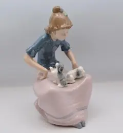 リヤドロ　バレンシアの少女 美品 リヤドロ LLADRO バレンシアの少女 オレンジがいっぱい
