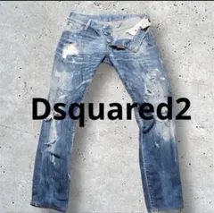 【美品】Dsquared2 ディースクエアード2 デニムパンツ ダメージ 42