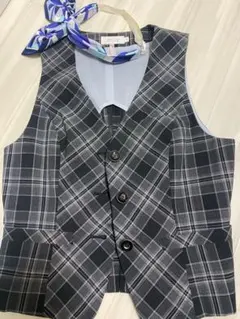 事務服ベスト リボン付き