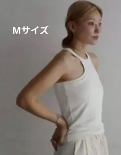 しまむら　hidekaコラボ　デザインタンクトップ　変形タンク　ブラトップ　Мのサムネイル