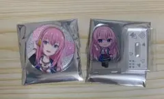 初音ミク　劇場版 プロセカ グリッター 缶バッジ ミニアクリルスタンド 巡音ルカ