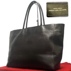 美品　ユナイテッドアローズ　グリーンレーベルリラクシング　トートバッグ　ブラウン