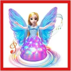 音が鳴る人形 女の子 バービー 天使 仙女 音楽ボックス プレゼント 誕生日