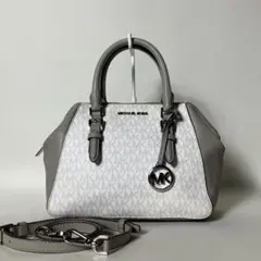 2512-18｜美品｜マイケルコース 2WAYハンドバッグ レザー グレー