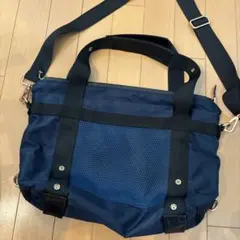 ネイビー メッシュショルダーバッグのサムネイル