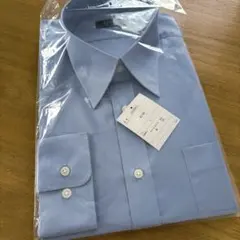 ライトブルー 長袖　カッターシャツ ワイシャツ　43-84 新品　LLのサムネイル