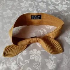 Jin Penson リボン型ベルト マスタード