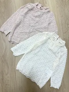 tete a tete テータテート 花柄レーストップス 2点セット 90cm