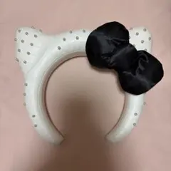 USJ ハローキティ カチューシャ ホワイトパール