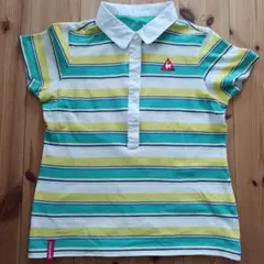 値引き　le coq sportif ストライプポロシャツ M