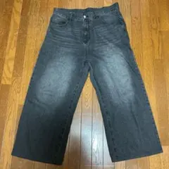 MR HEARTS ダークグレー ワイドパンツ