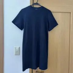 COS ブラック 半袖 Tシャツワンピース XSのサムネイル