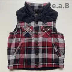 e.a.B キッズ　アウター　ベスト　コーデュロイ　防寒　羽織　ボタン　古着風のサムネイル