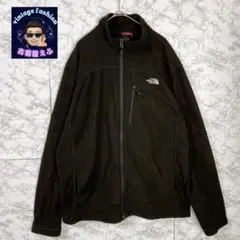 【US古着】THE NORTH FACE 長袖フリースジャケット ジップアップ