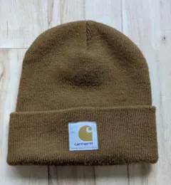 【古着】Carhartt ブラウン　ニット帽
