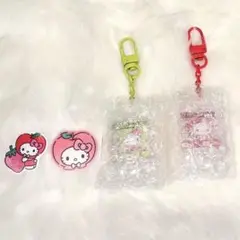 サンリオ フルーツデザイン シークレットキーホルダー ハローキティ りんごセット