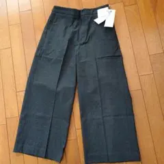 新品未使用タグつき　ダークグレー 千鳥格子パンツ