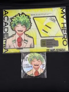 僕のヒーローアカデミア アクリルスタンド　缶バッジ　緑谷　出久