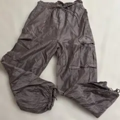 mysty woman シアードロストカーゴパンツ　くすみピンク