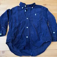 POLO RALPH LAUREN ネイビー ボタンダウンシャツ 3T