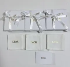 美品　ディオール　保存袋　空箱　2個セット　アクセサリー入れ　リボン付き