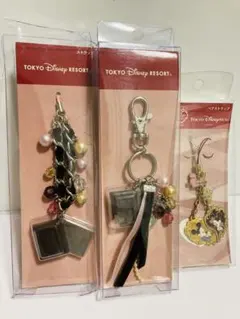 ディズニーバレンタイン　チョコ　キーチェーン　ストラップセット