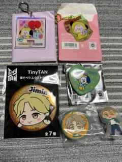 BTS TinyTAN ジミン 缶バッジ　CHIMMY缶バッジ　グッズ6個