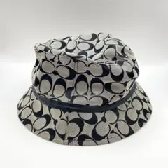 コーチ　バケットハット　ピンク・ブルー　リバーシブル　☆新品未使用☆ コーチ バケットハット ピンク・ブルー リバーシブル ☆新品未使用