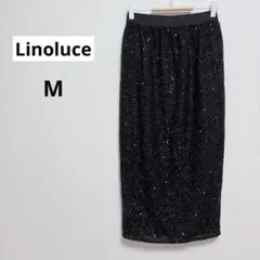リノルーセ しまむら　スパンコール付き　ブラック　タイトスカート　きれいめ　上品