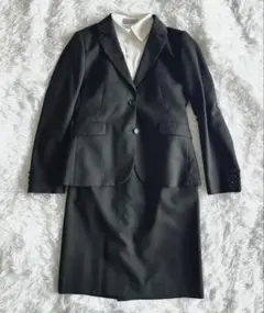 LES MUES ブラックスーツ 3点セット　シャツ　スカート　ジャケット