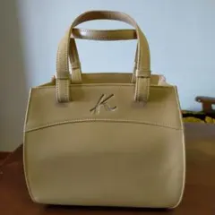 キタムラ　Kitamura ベージュ ハンドバッグ Kロゴ付きのサムネイル