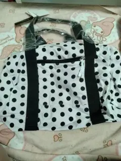 新品 未使用♥️ドット柄 2way ボストンバッグ