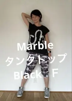 Marble タンクトップ　black Fのサムネイル