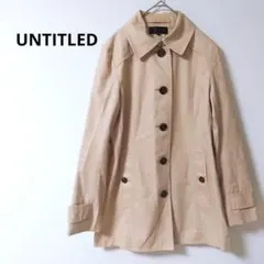 3.02【アンタイトル】スプリング トレンチコート 小さめサイズ ナチュラル