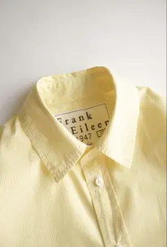 Frank&Eileen USA製 ストライプシャツ col.イエローストライプ