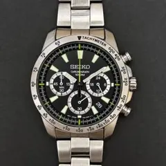 SEIKO SSB025P1 逆輸入 クロノグラフ 白文字盤 廃盤 6T63 - メルカリ