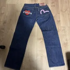 EVISU donna デニム ジーンズ ハート カモメ刺繍のサムネイル