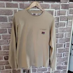 BEN DAVIS ベージュ 長袖Tシャツ M