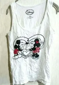 海外古着✨Disney ミッキー ミニー タンクトップ S/CH希少