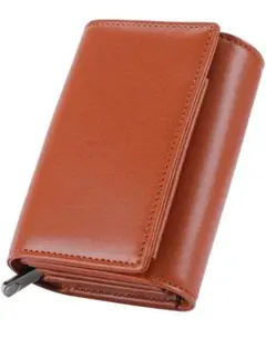 二つ折り財布 ミニ財布 大容量 カード21枚 スキミング防止 磁気防止コンパクト