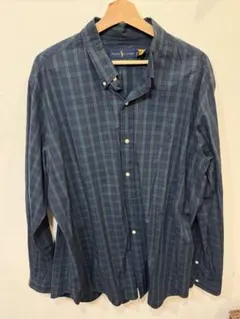 Ralph Lauren クラシックフィット 長袖シャツ ブラックウォッチ