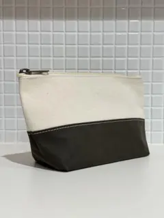 【美品】廃番 エルエルビーン ビームス ボートアンドトート ポーチ オリーブのサムネイル